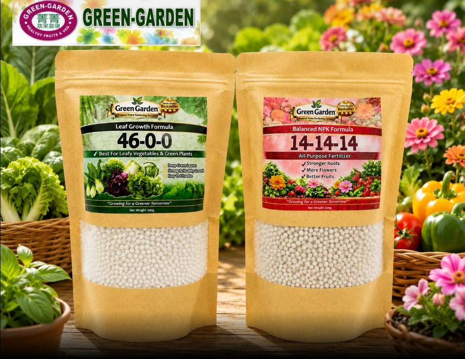Complete 14-14-14(500g/pack, 1000g/pack) and Urea 46-00 Fertilizer (500g/pack, 1000g/pack)