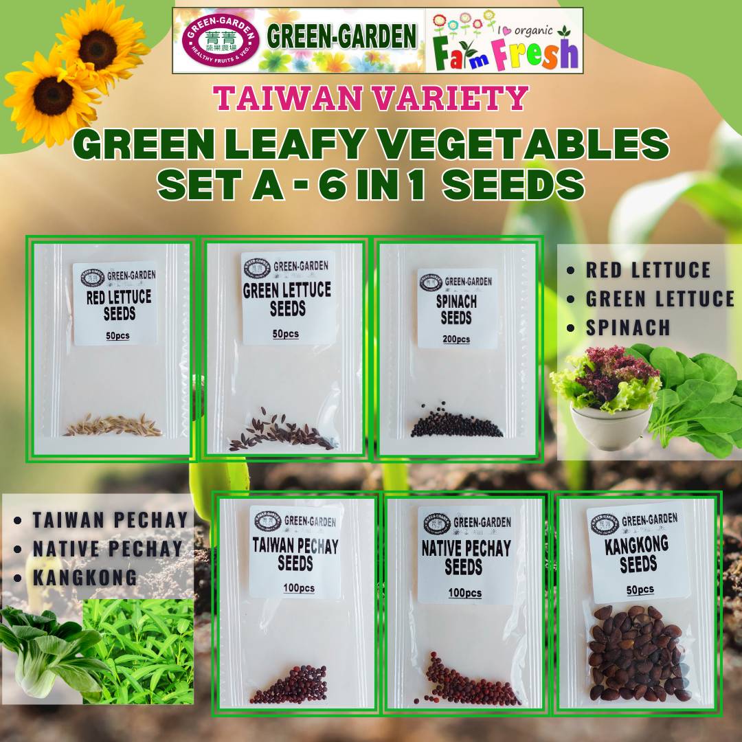 Leafy Veg and Vegetables Assorted Seeds  (Taiwan Variety