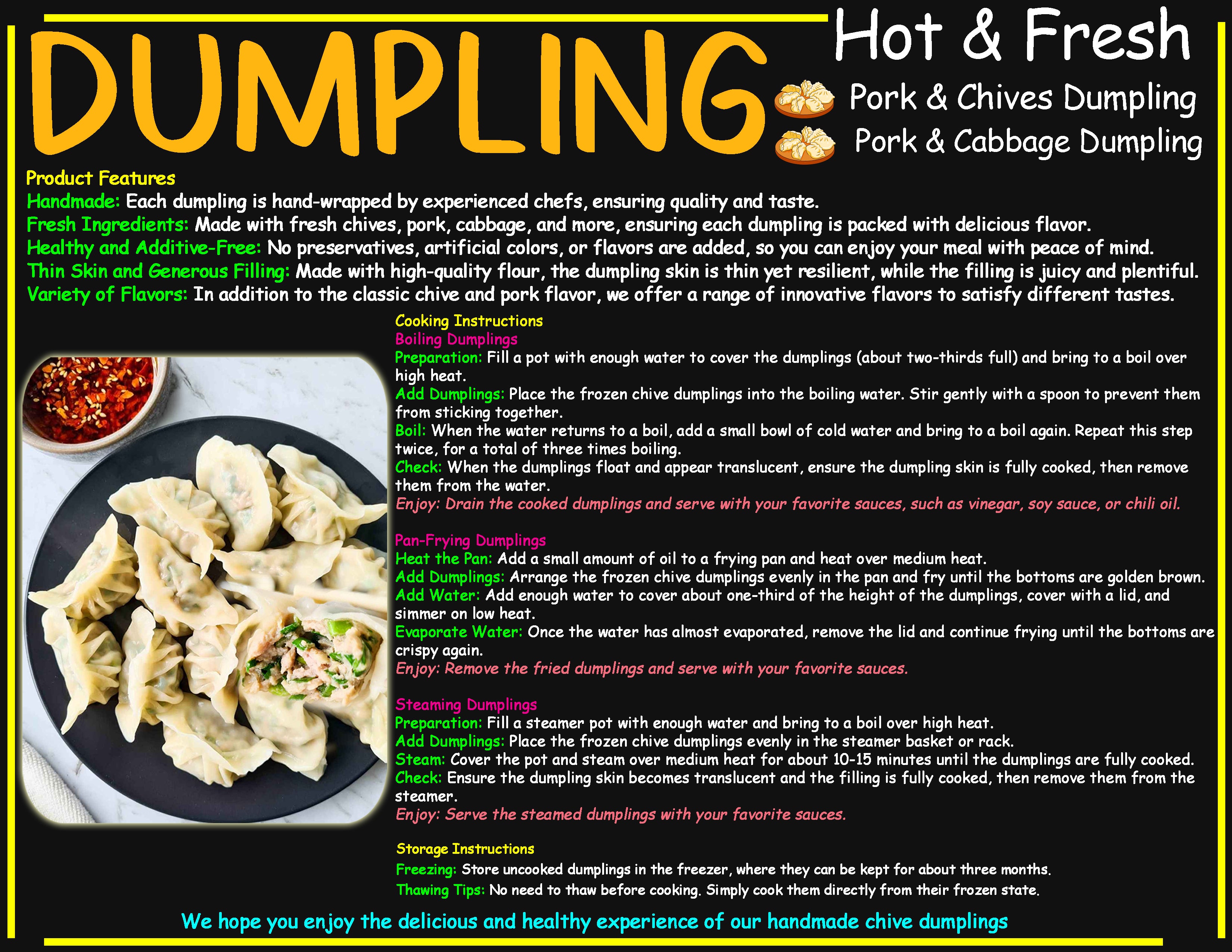 Frozen Dumpling (20pcs/pack)