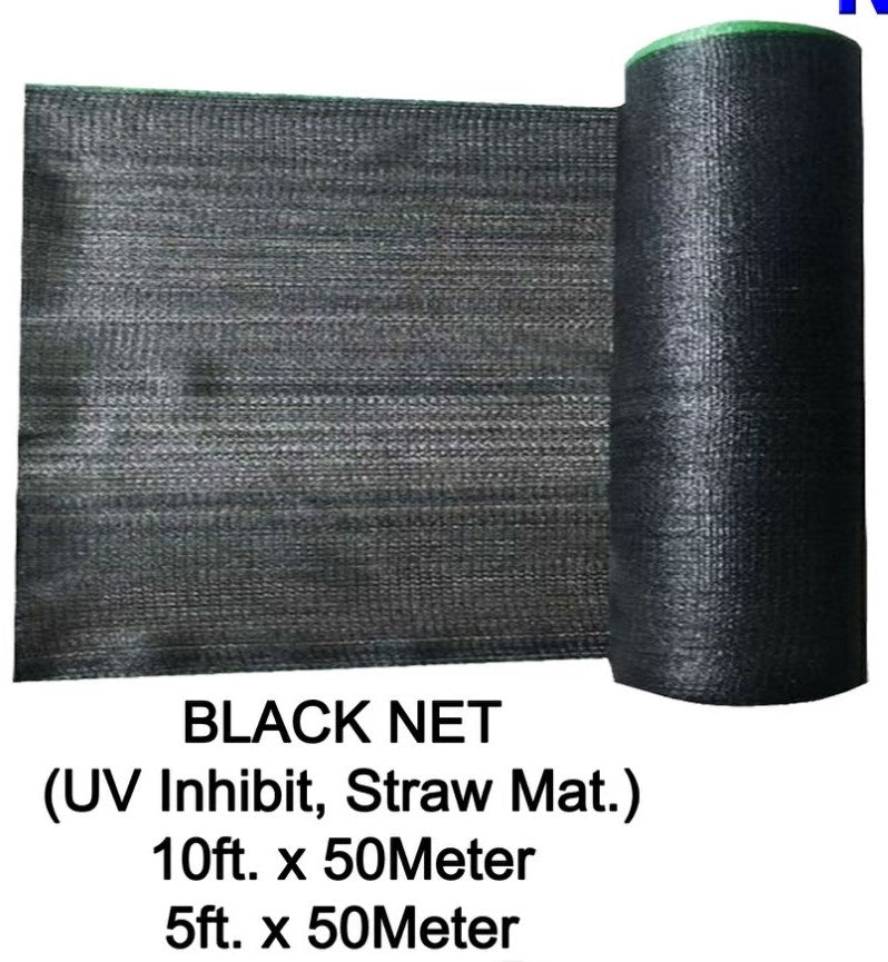 Black Net for Garden (W: 5ft x L: 50M and W: 10ft x L: 50M)