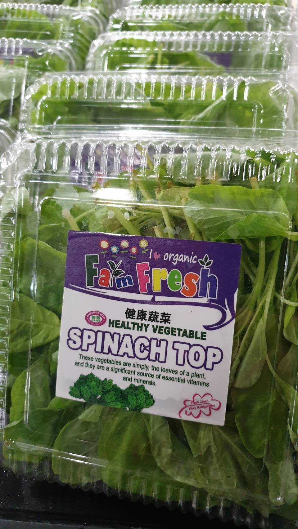 Fresh Vegetable Taiwan Spinach Tops "SBMA ONLY"