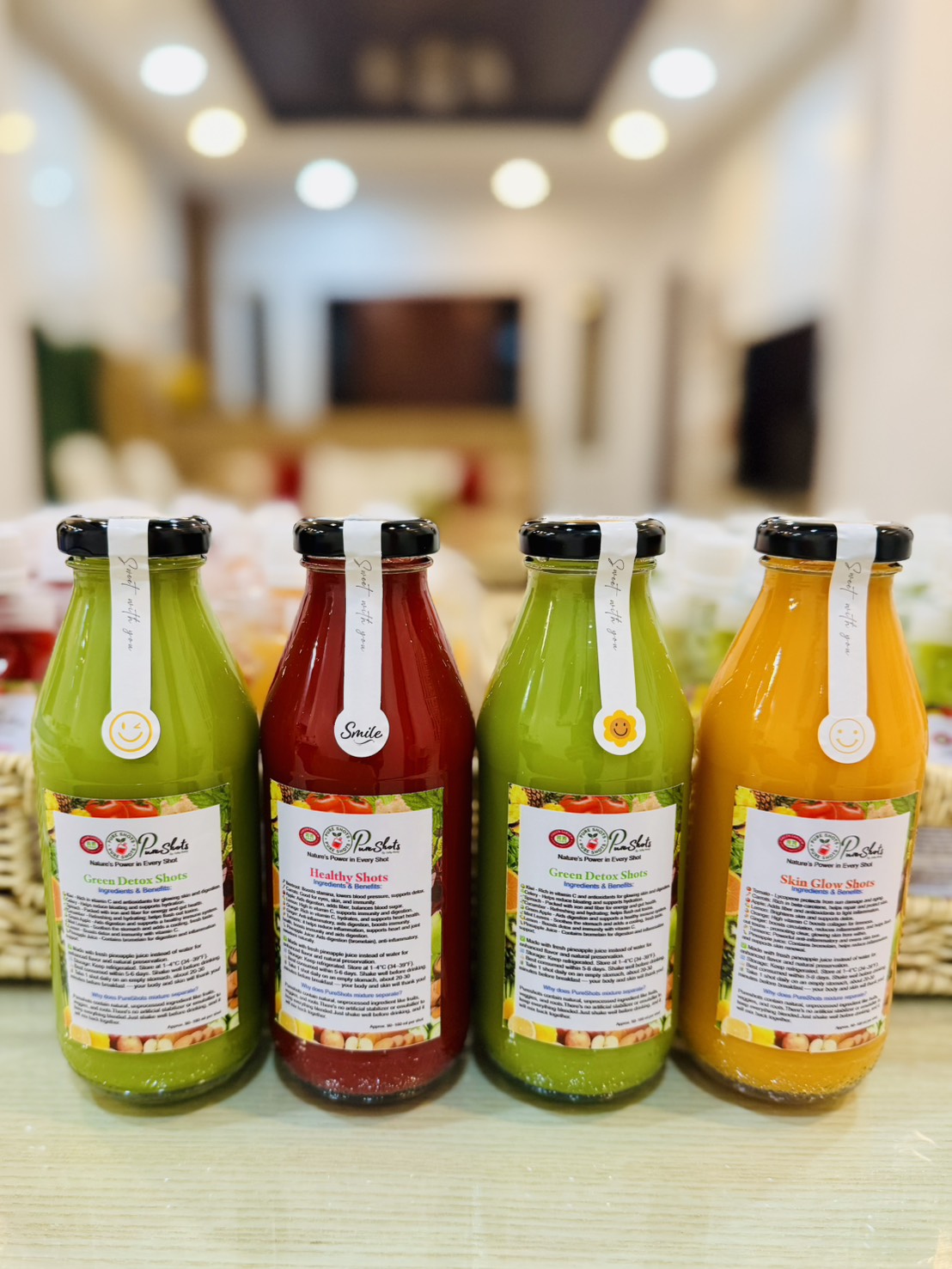 Pureshots in Glass Bottle 350ml-1 Bottle