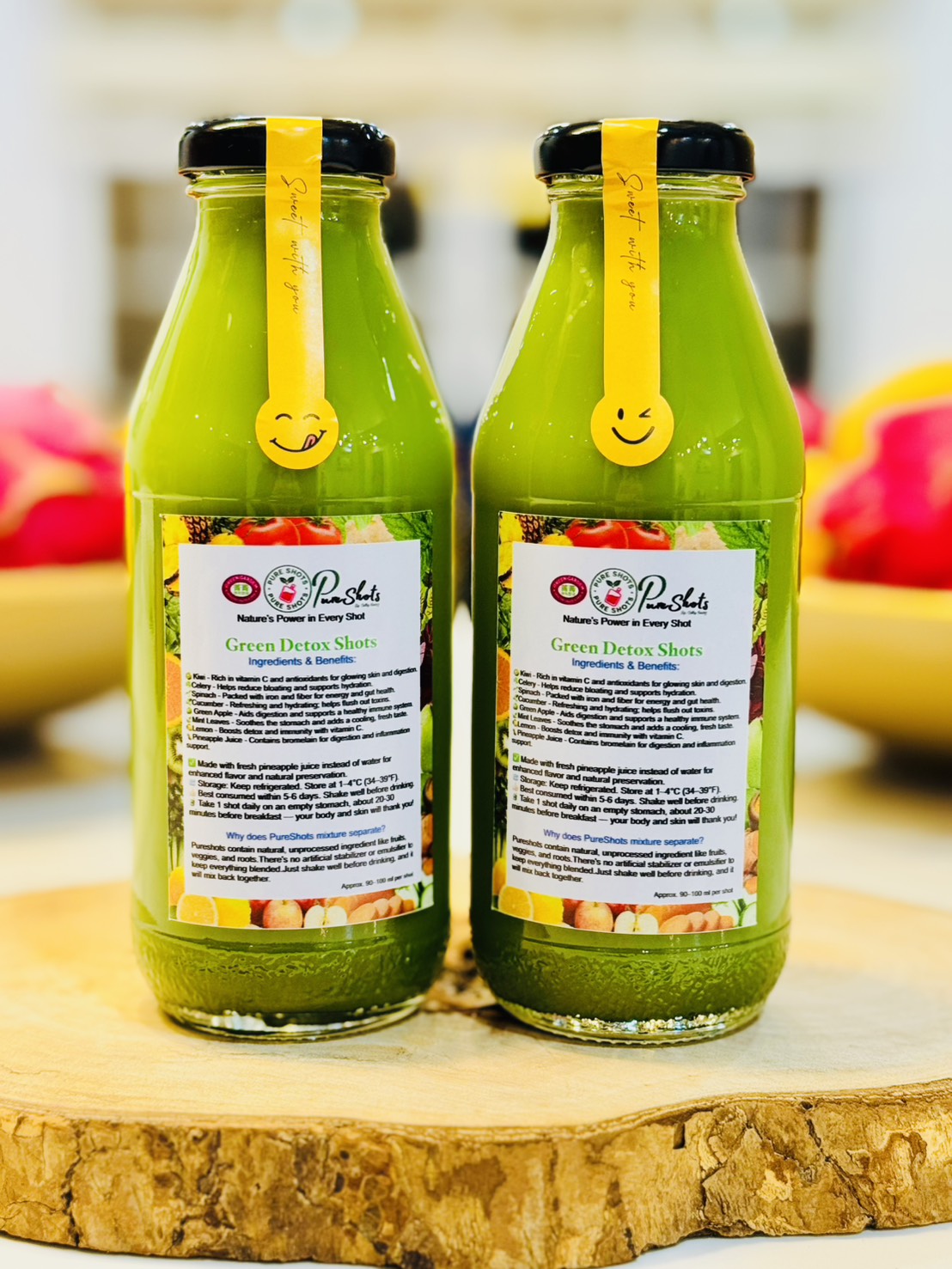 Pureshots in Glass Bottle 350ml-1 Bottle