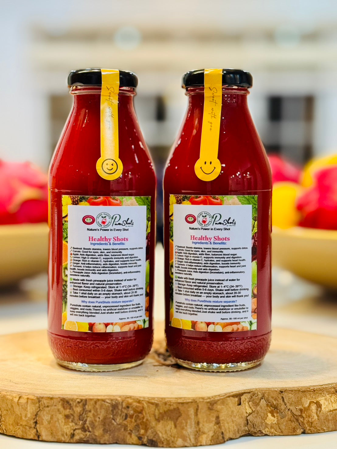 Pureshots in Glass Bottle 350ml-1 Bottle