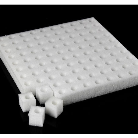 Soilless Hydroponic Vegetables Nursery Sponge Horticultural Foam (100 Cubes)