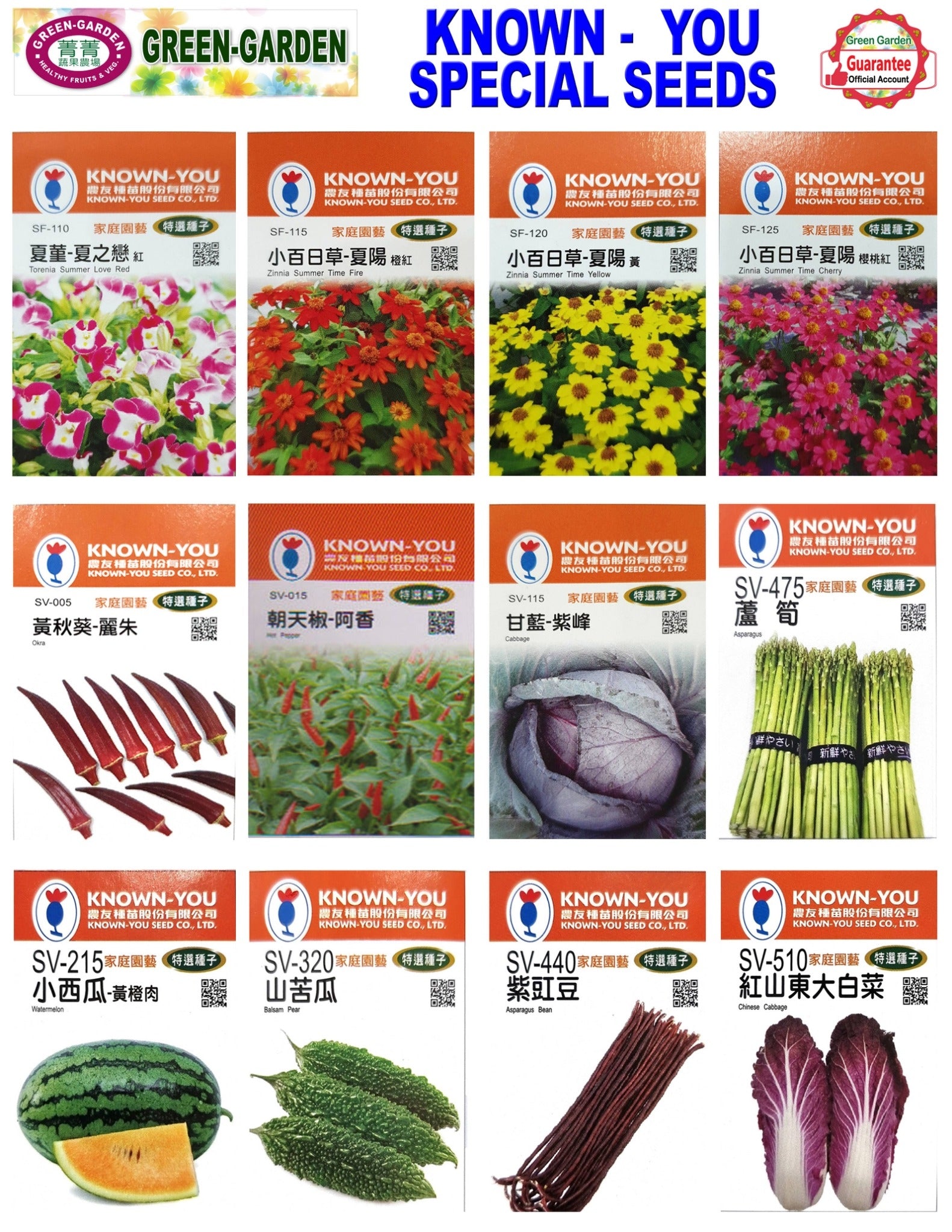 Known You Special Seeds (SV-115 Cabbage (Red))